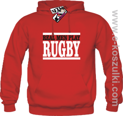 Rugby - bluza męska - czerwony