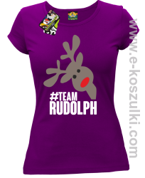 #TeamRudolph ART - koszulka damska fioletowa