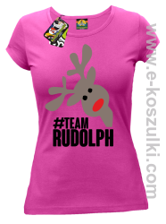 #TeamRudolph ART - koszulka damska fuksja