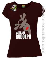 #TeamRudolph ART - koszulka damska brązowa