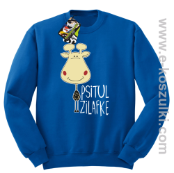 PSITUL ZILAFKE przytul żyrafkę - Bluza STANDARD royal