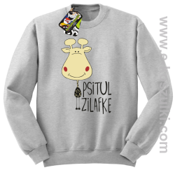 PSITUL ZILAFKE przytul żyrafkę - Bluza STANDARD melanż