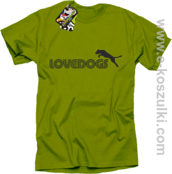 LoveDogs - koszulka męska kiwi