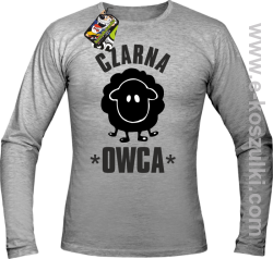 Czarna owca - Black Sheep -  Longsleeve męski melanż 