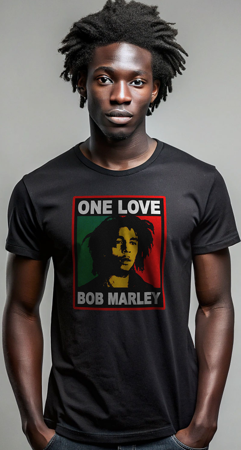 One love Bob Marley - koszulka męska 